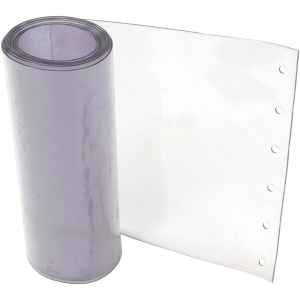 Replacement 12in x 9' Standard Clear Strip for Strip Curtain Doors